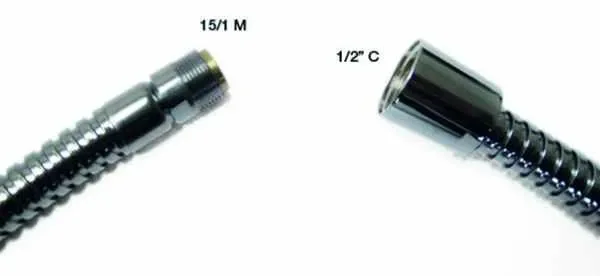 1,5 mtr. Chromschlauch 1/2″f-15/1m