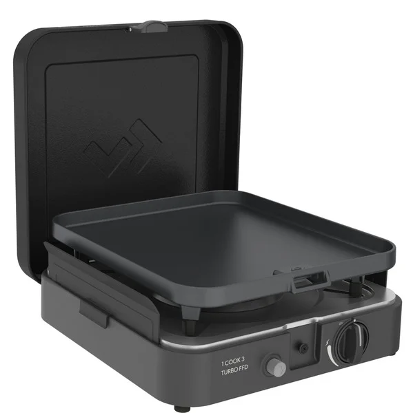 1 Cook Turbo FFS Stove & 1 Cook Turbo FFD Flat Grill Plate (50mbar)