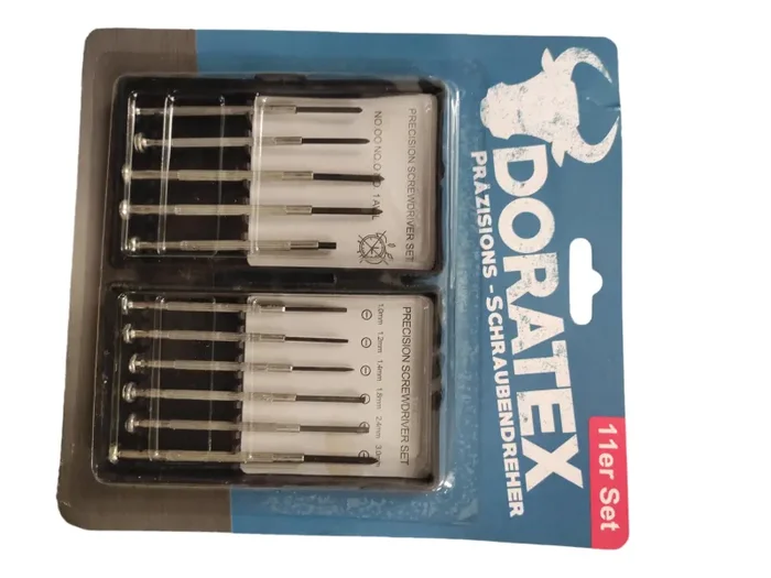 11er Set Doratex Präzisions Schraubenzieher Set Feinmechnik Werkzeug