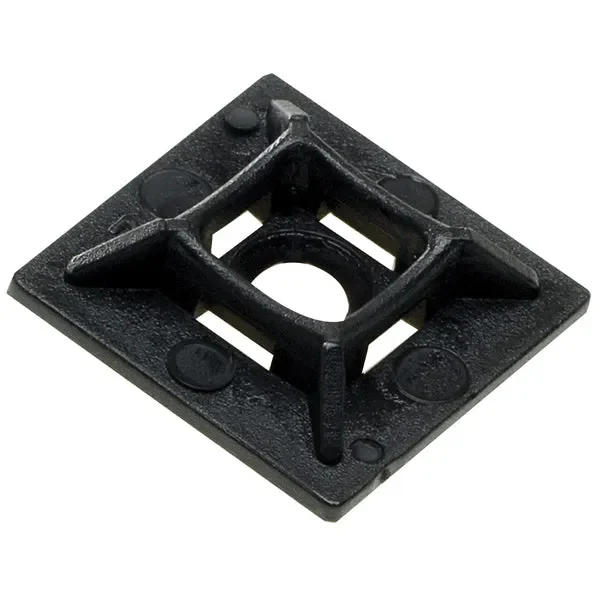 1852 Fassungen für Streifen schwarz 28 x 28 mm mit Kleber – 10 Stk. Neuer Stil