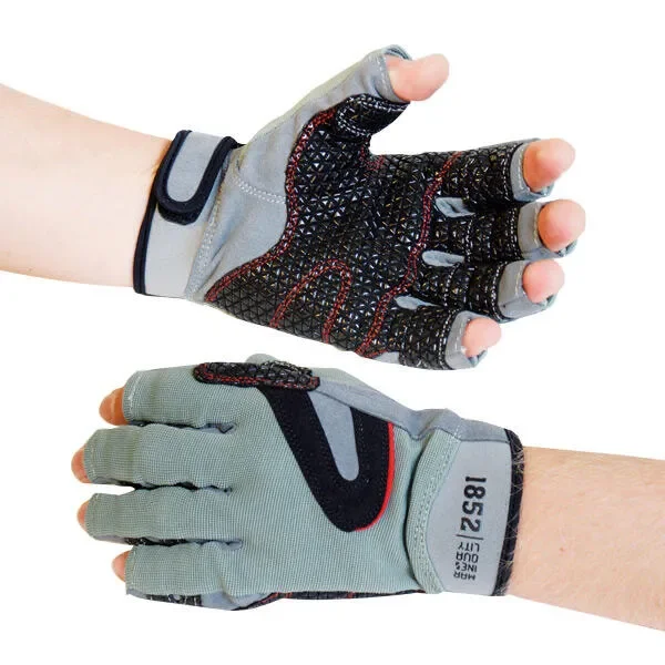 1852 Fingerlose Segelhandschuhe mit Silikongriff Original Wirklich Theke Original