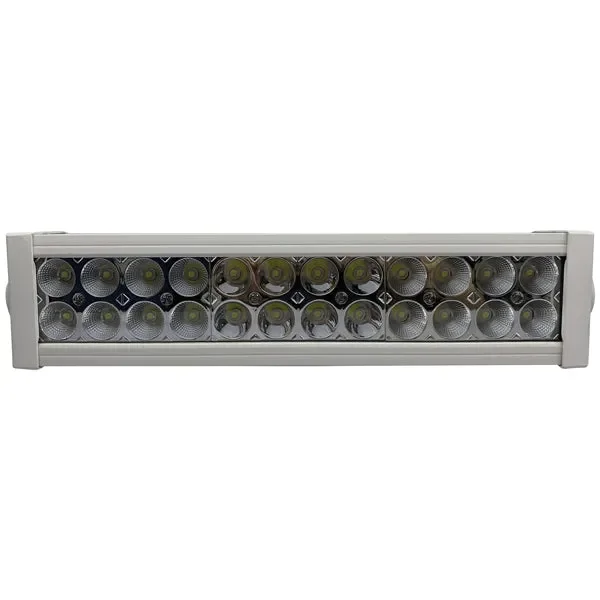 1852 LED-Lichtleiste 10-30V 72W Combo, weißes Alu-Gehäuse L-41 cm