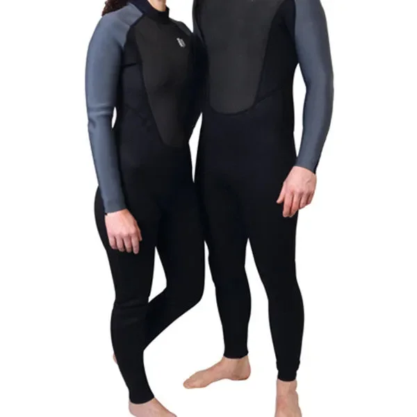 1852 Neoprenanzug Junior Langes Modell 3/2 mm schwarz/grau erhältlich von 115 bis 155 cm Verkauf