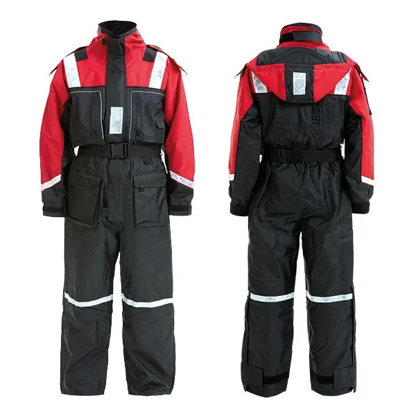 1852 Neoprenanzug rot/schwarz 50N EN ISO 12402 Auslass