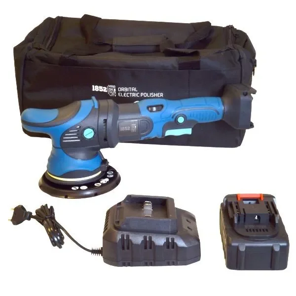 1852 Orbital polermaskine m/batteri, 20V/4Amp
