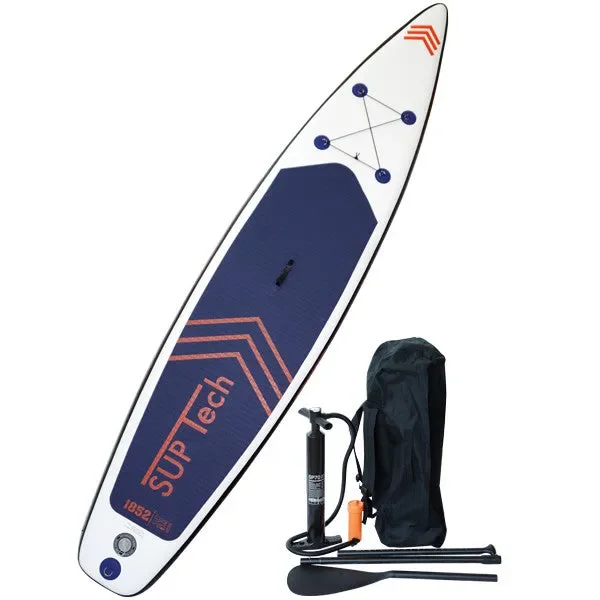 1852 Touring-Sup-Board 365 x 15 cm mit Pumpe, Tasche, Paddel und Rep