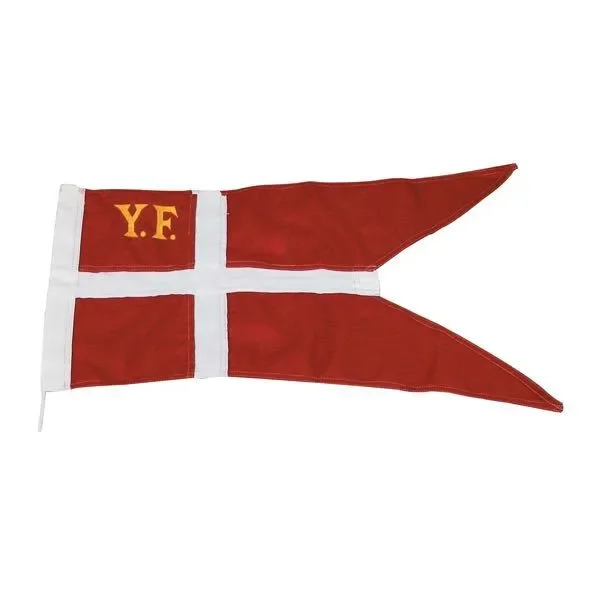 1852 yachtflag 52 x 100cm syet & med Ø3mm 25cm snor Theke Original