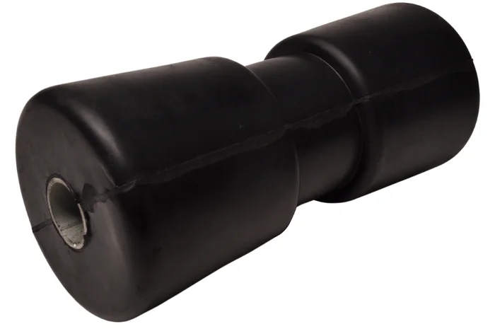 188×83 mm Kielrolle schwarz 21 mm Nabendurchmesser