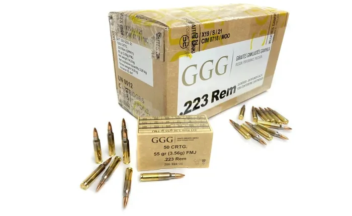 .223 Rem GGG Nato M193 55gr FMJ 1200 Stk
