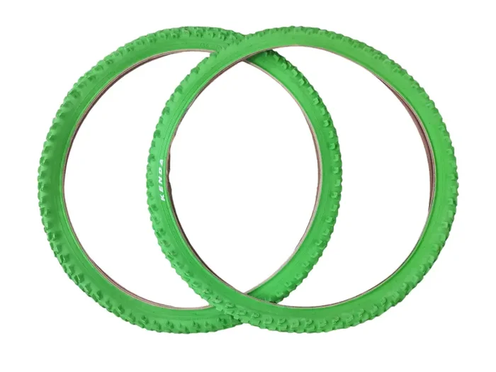 2er Set Kenda Reifen Fahrradreifen 24 x 1.95 50-507 grün