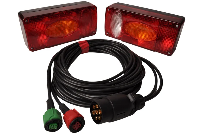 7-poliges Rückleuchten Set Radex 5500 mit 5 m Hauptkabel