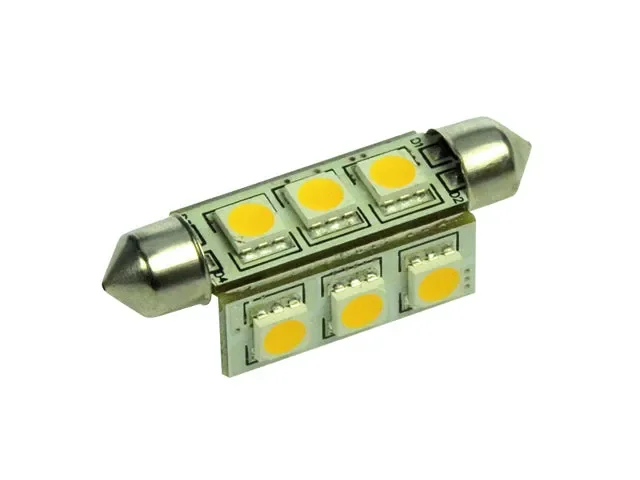 9 SMD-Glühbirne 12V Soffitte Ø17 13 x 42 mm