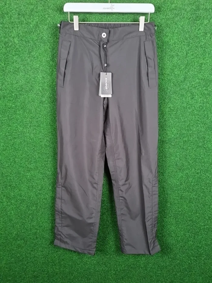 ABACUS Naim NXT Regen Golfhose – Damen (Schwarz, S 36, 100 % Polyester)