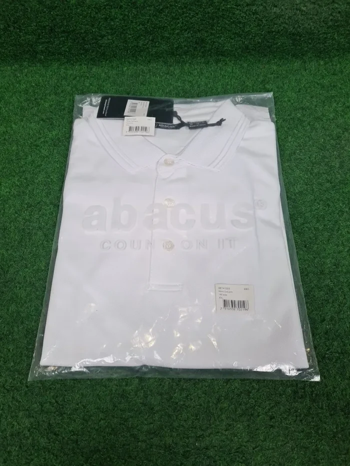 ABACUS Poloshirt Clark – Herren (Weiß, Größe XXL) Großhandel Großhandel