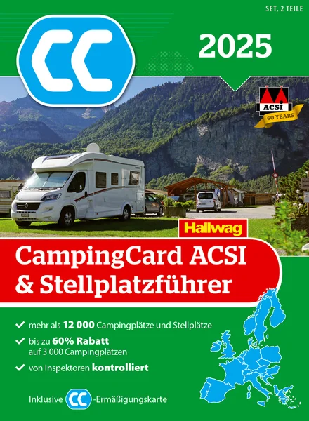 ACSI CampingCard & Stellplatzführer