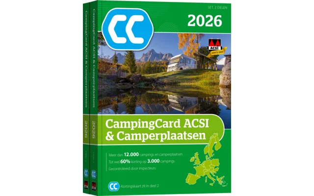 ACSI Stellplatzführer 2026 mit CampingCard Ermäßigungskarte