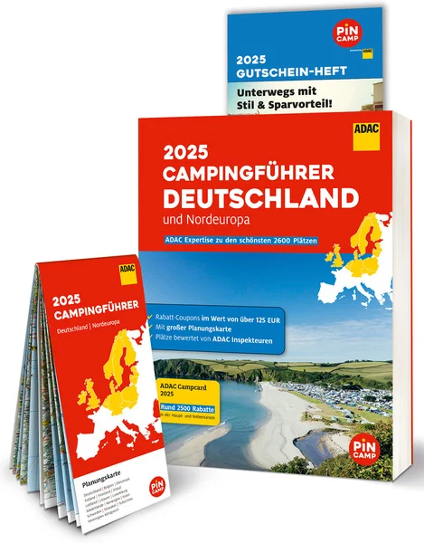 ADAC Camping-/Stellplatzführer 2025 – Deutschland & Nordeuropa
