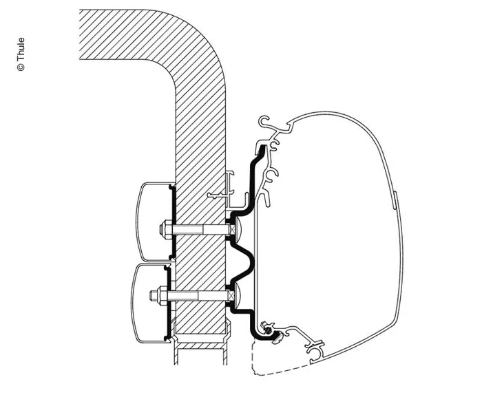 Adapter für Omnistor Markise – Hymercamp