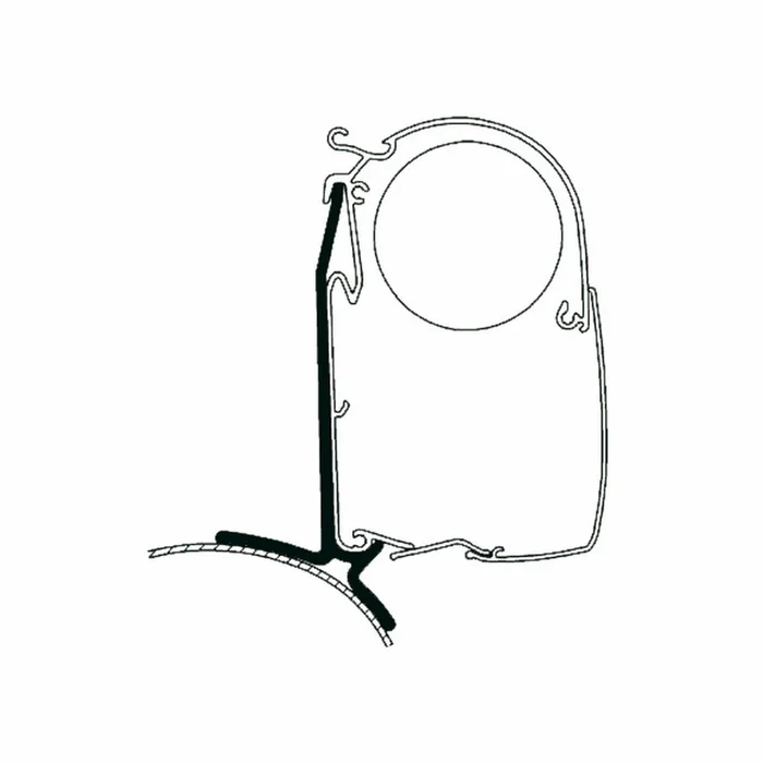 Adapter Trific Vivaro für Omnistor Markisen 4900/5200 THULE