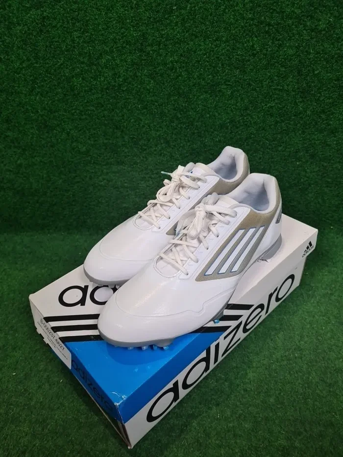 ADIDAS adizero one Golfschuh – Herren (Weiß/Beige, EU 46)