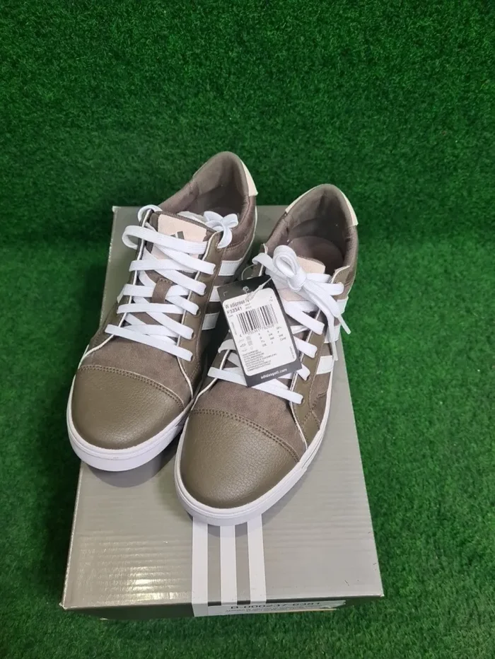 ADIDAS W adicross IV Golfschuhe – Damen (Oliv/Braun, Leo-Muster, EU 39)
