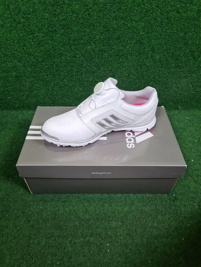 ADIDAS W adistar Tour Boa Golfschuh – Damen (Weiß, Silver / EU 40) Webseite – Bild 2