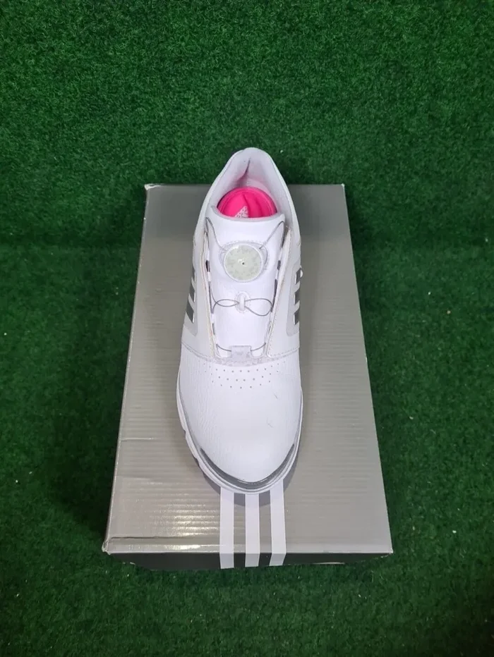 ADIDAS W adistar Tour Boa Golfschuh – Damen (Weiß, Silver / EU 40) Webseite – Bild 3