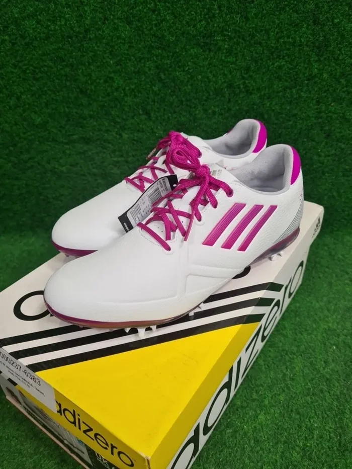 ADIDAS W adizero tour Golfschuhe – Damen (Weiß/Pink, EU 40) – Bild 2