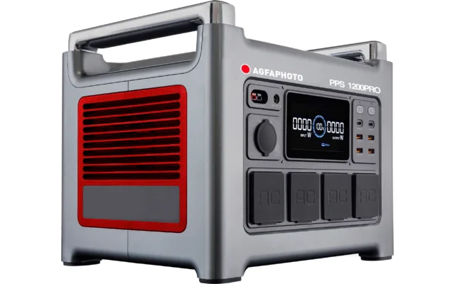 AgfaPhoto Powercube 1200 Pro (DE / Typ F) mobile Steckdose