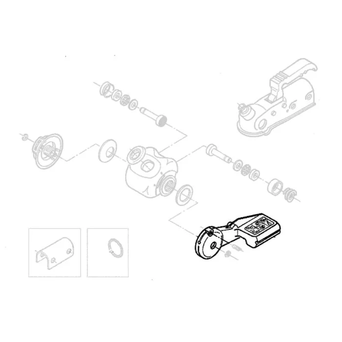 AL-KO Spannhebel gebohrt für AKS 1300 (Nr. 603379)