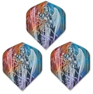 Alchemy Dart Flights – No2 – Std – Silber – Ritter und Dei