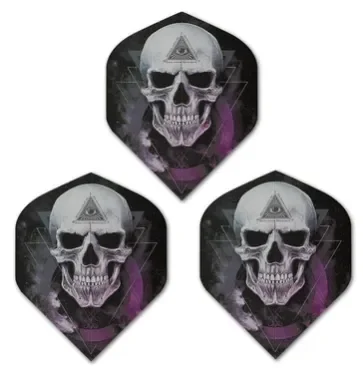Alchemy Dart Flights – No2 – Std – Silber – The Void