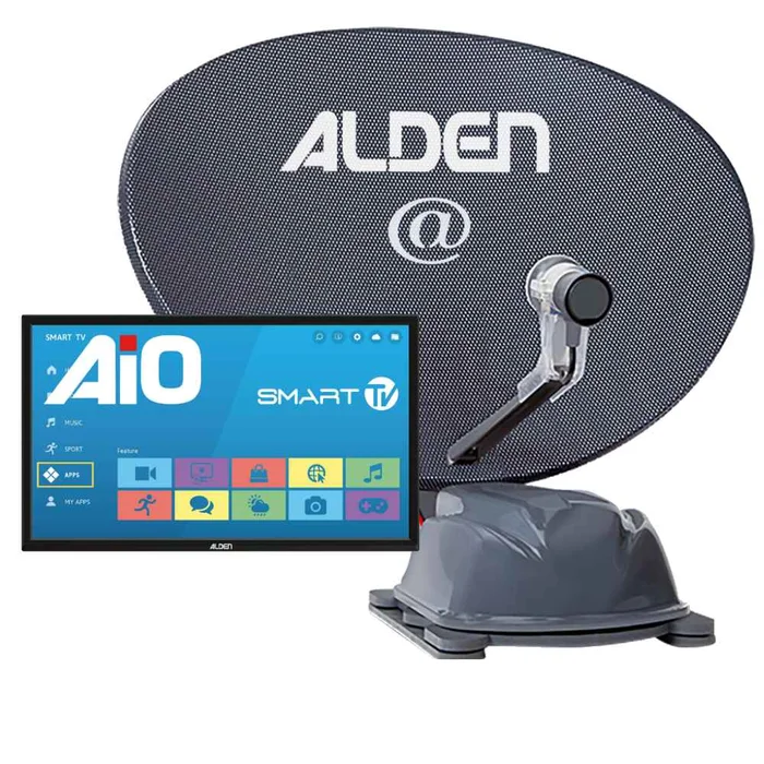 Alden Sat-Anlage AS2 80 Platinium inkl. TV A.I.O. Smart 22 Zoll