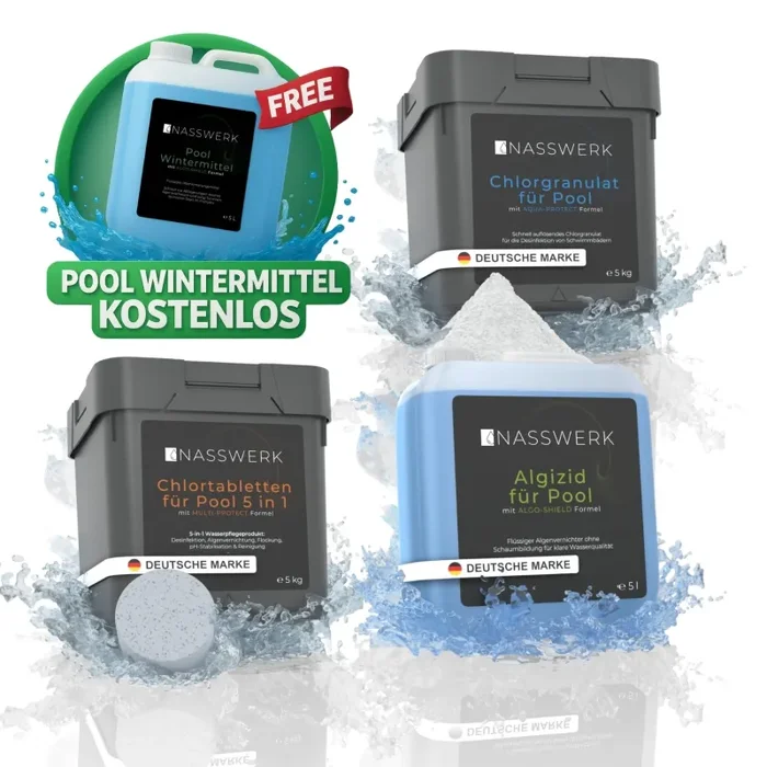 All in One Pflegeset + Gratis Pool Wintermittel