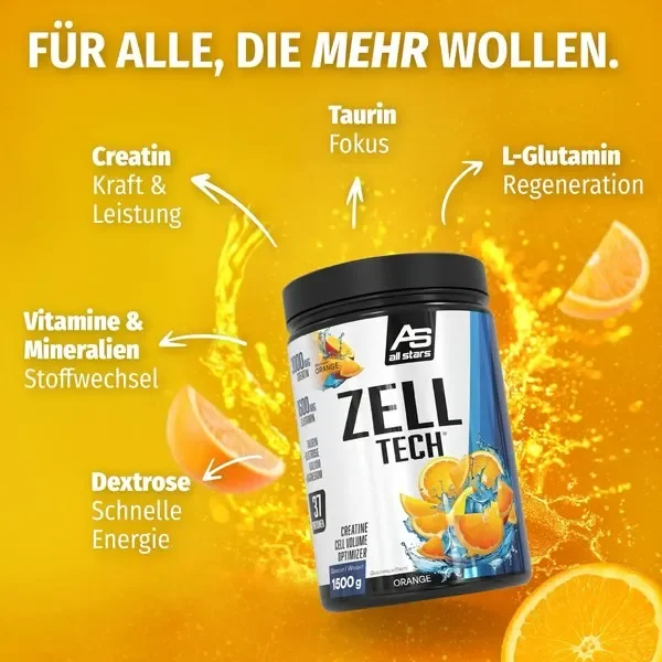 ALL STARS Zell Tech Orange 1500g – Bild 2
