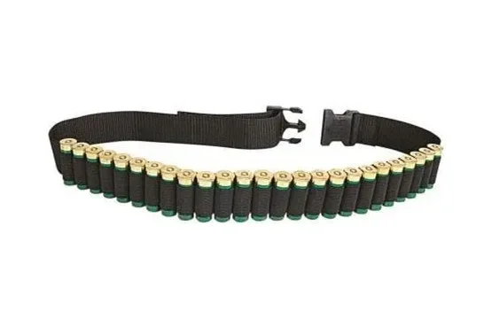 Allen Munitionsgürtel, schwarz, für 25 Schrotpatronen
