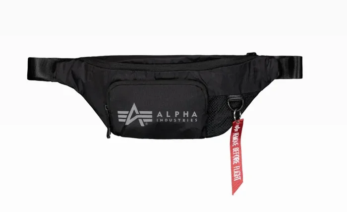 Alpha Industrie Packable Waist Bag black
