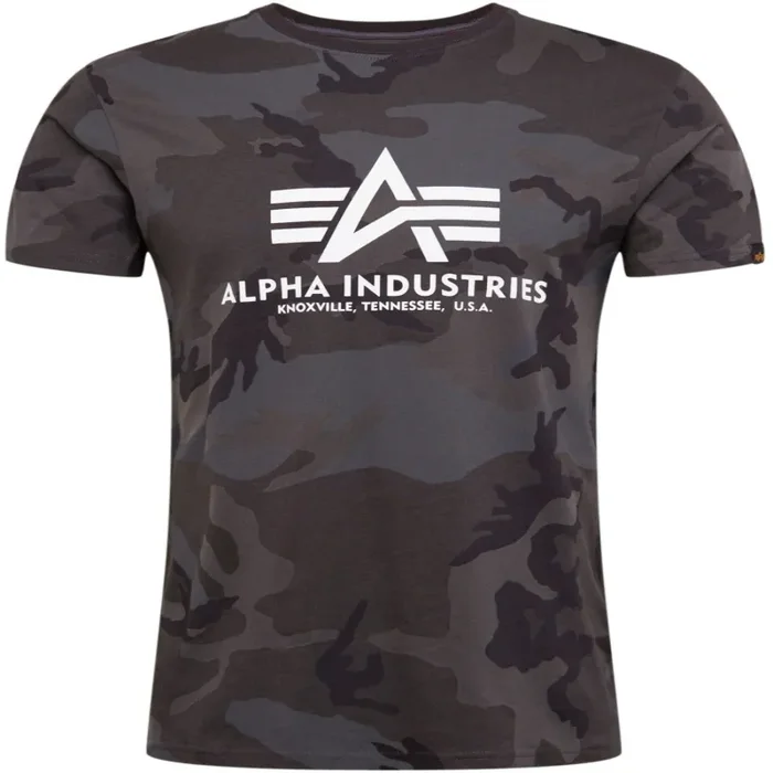Alpha Industrie T-Shirt Basic black camo