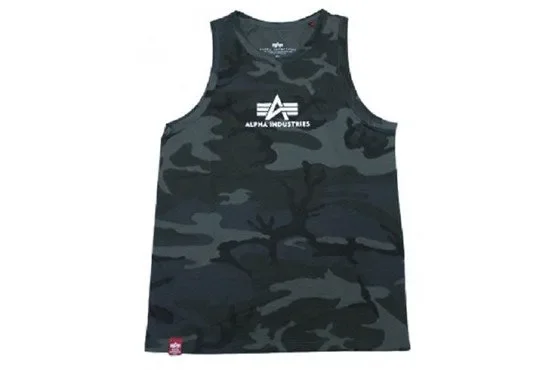 Alpha Industrie Tank Top Basic black camo