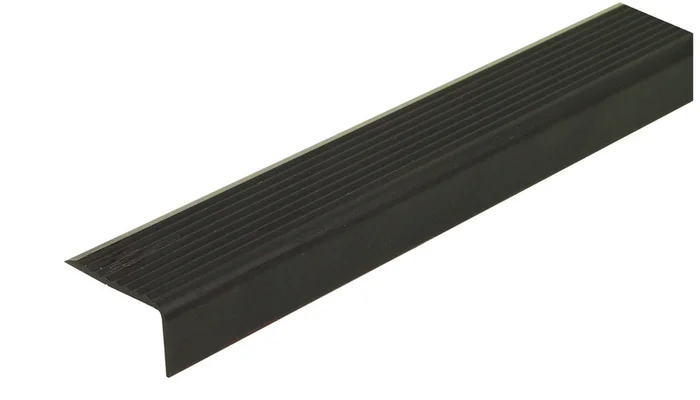 Alu-Einstiegsleiste – 25 x 15 mm – 3 m – Schwarz