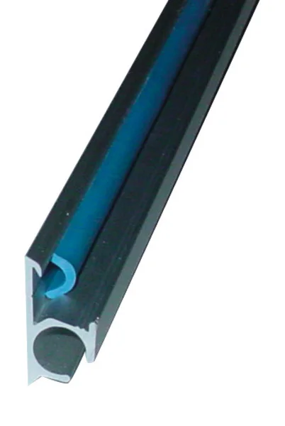 Aluminium Kederschiene mit Schraubkanal – 2,5 m