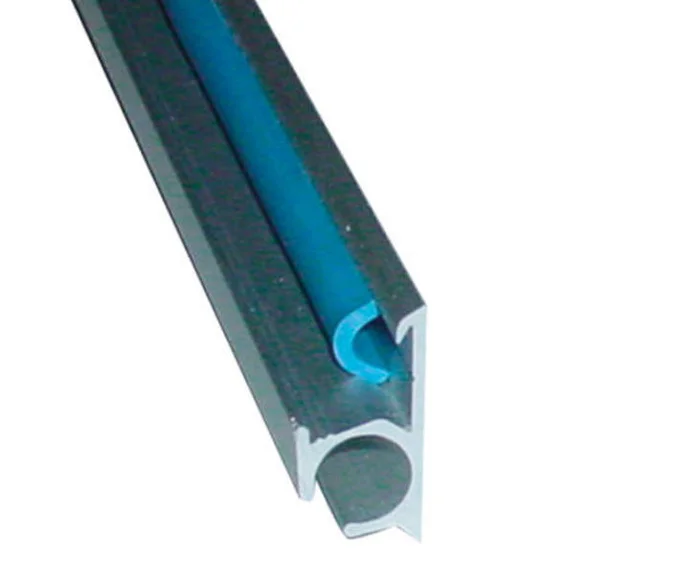 Aluminium Kederschiene mit Schraubkanal – 5 m