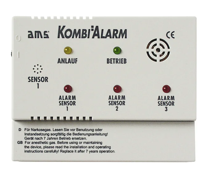 AMS Gas-Alarmgerät Kombialarm – Anlage 12V