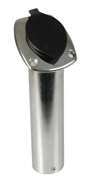 Angelrutenhalter zur universellen Montage aus poliertem AISI 316 RF-Stahl