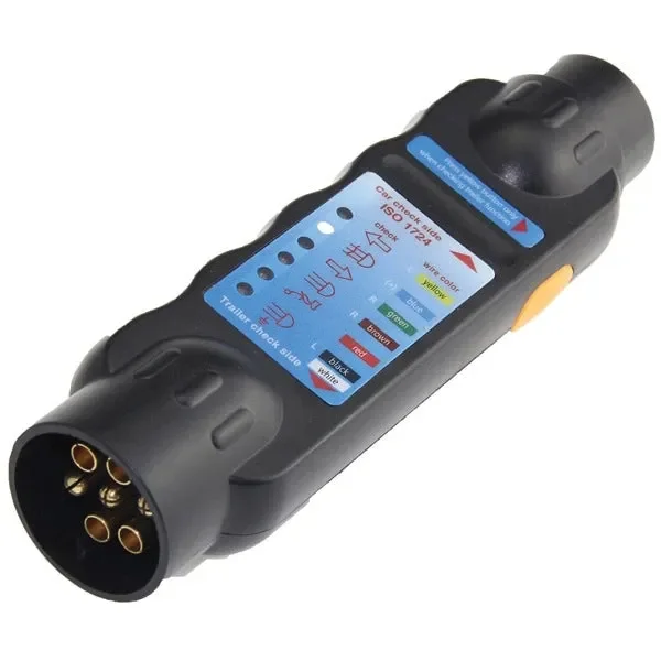 Anhängerleuchtentester für 7- oder 13-poligen Stecker