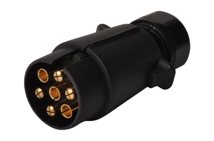 Anhängerstecker 7-poliger Kunststoff-Flachstecker