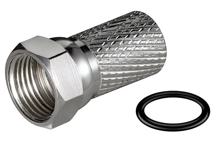 Antennen-F-Stecker Twist-on-Stecker mit O-Ring (6,8 – 7,0 mm) – Menge wählen!