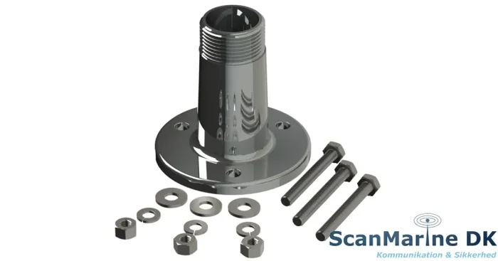 Antennensockelmontage mit 1″-11 BSP-Gewinde