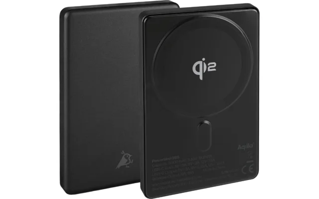 Aqiila Powerbird drahtlose Powerbank 20 W schwarz 5000 mAh