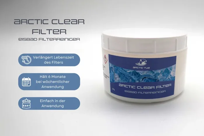 Arctic Clear Filter – Eisbad Filterreiniger – 250g